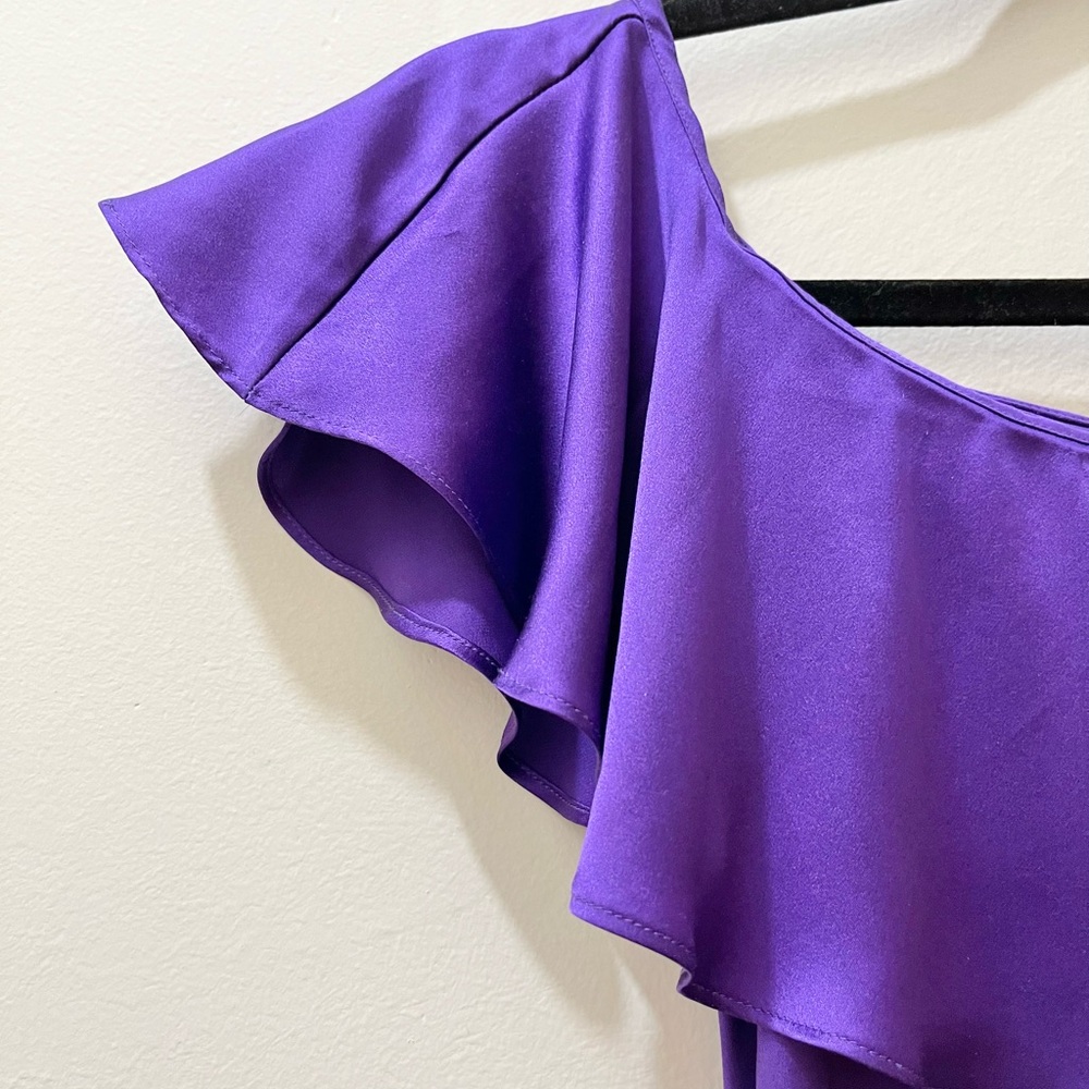DANNIJO Off the Shoulder Dress in Violet, Size XS - Picture 10 of 16